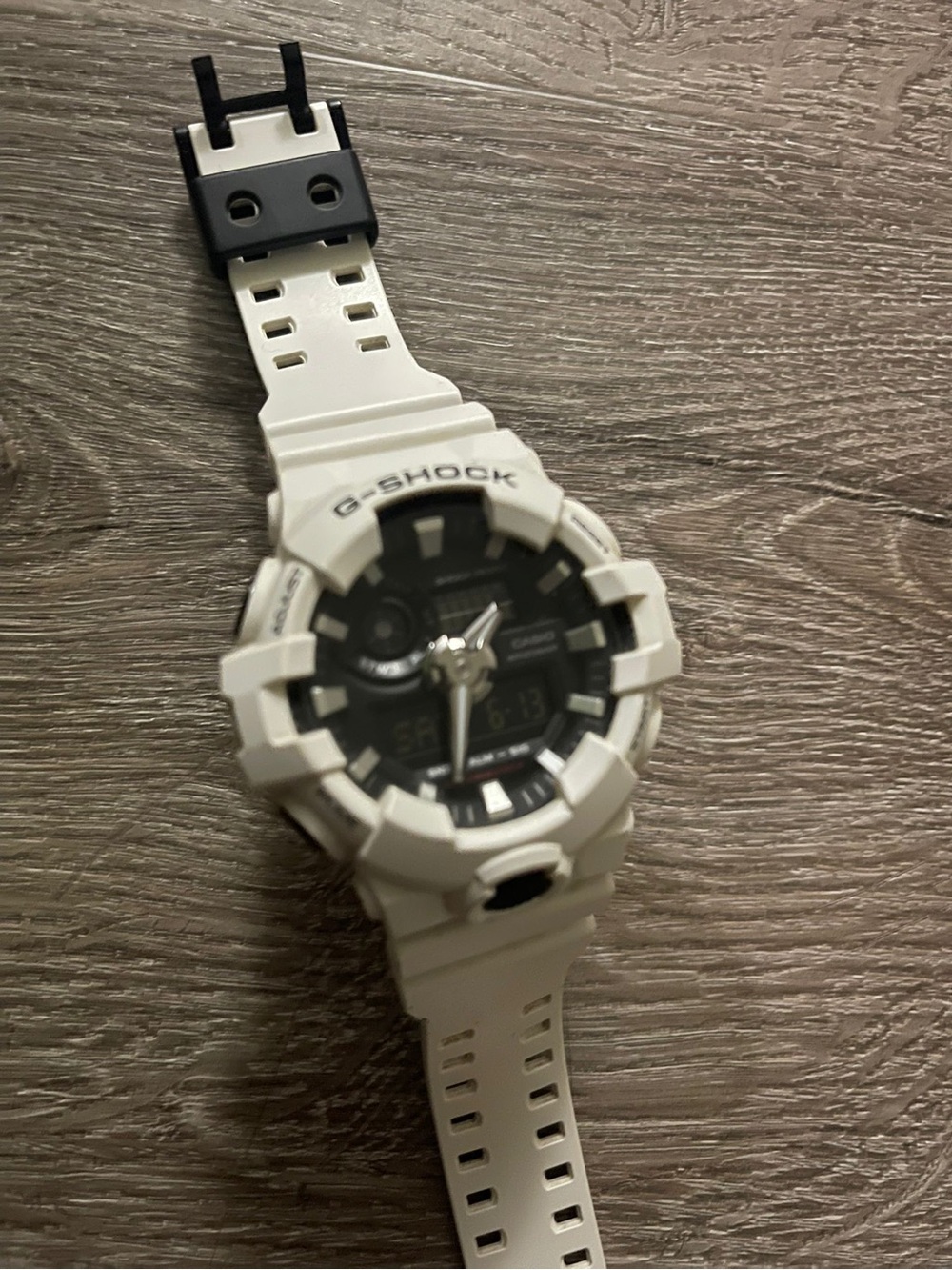 G-Shock White and Black Sport Watch